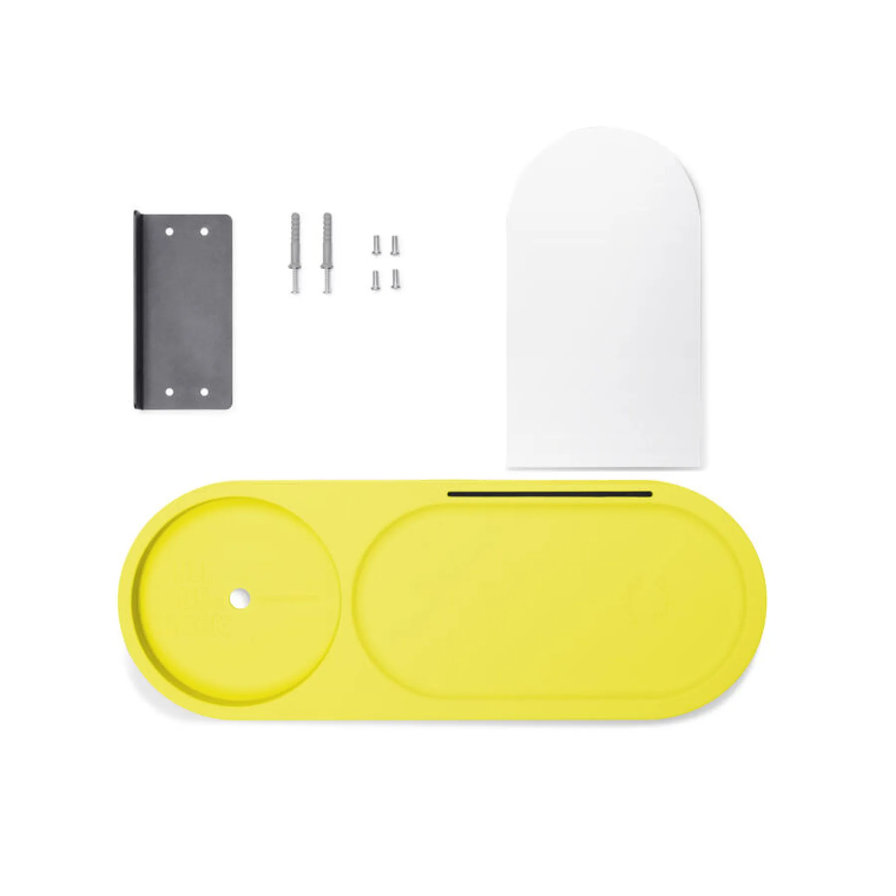 Fatboy Edison the Petit Residence Étagère murale pour Edison the Petit, jaune, 46x17.5x25.1 cm