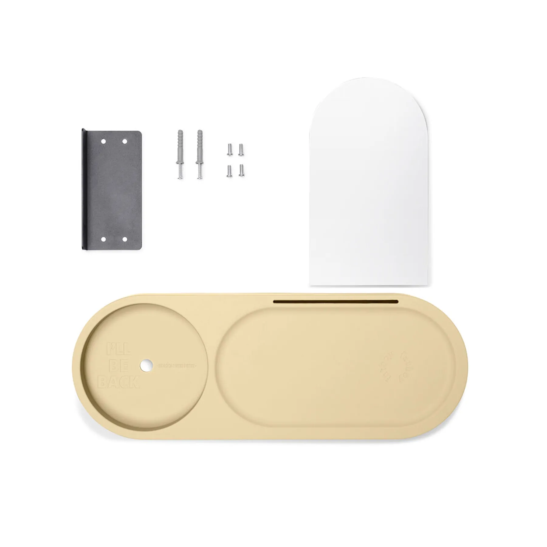 Fatboy Edison the Petit Residence Étagère murale pour Edison the Petit, beige, 46x17.5x25.1 cm