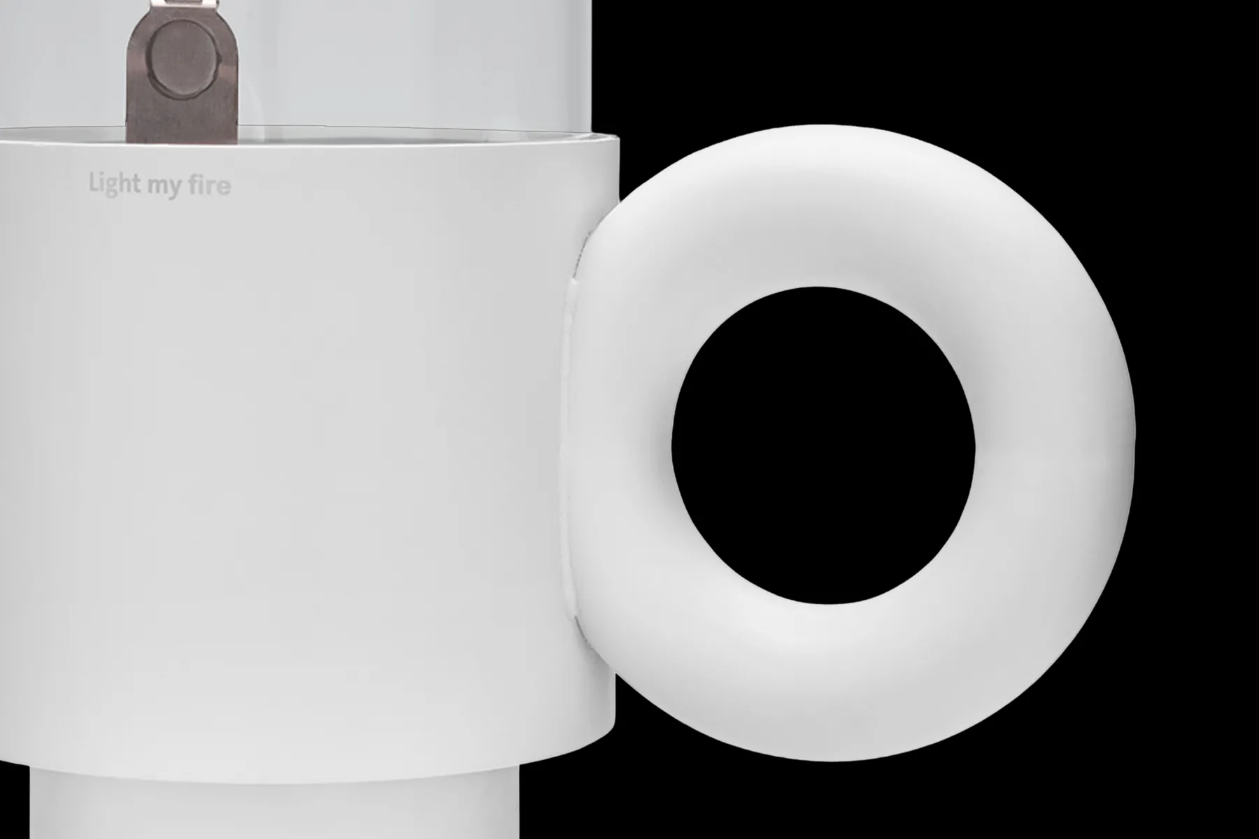 Fatboy Flamtastique Lampe à huile pour l’extérieur, blanc, 58.5x115.5 cm