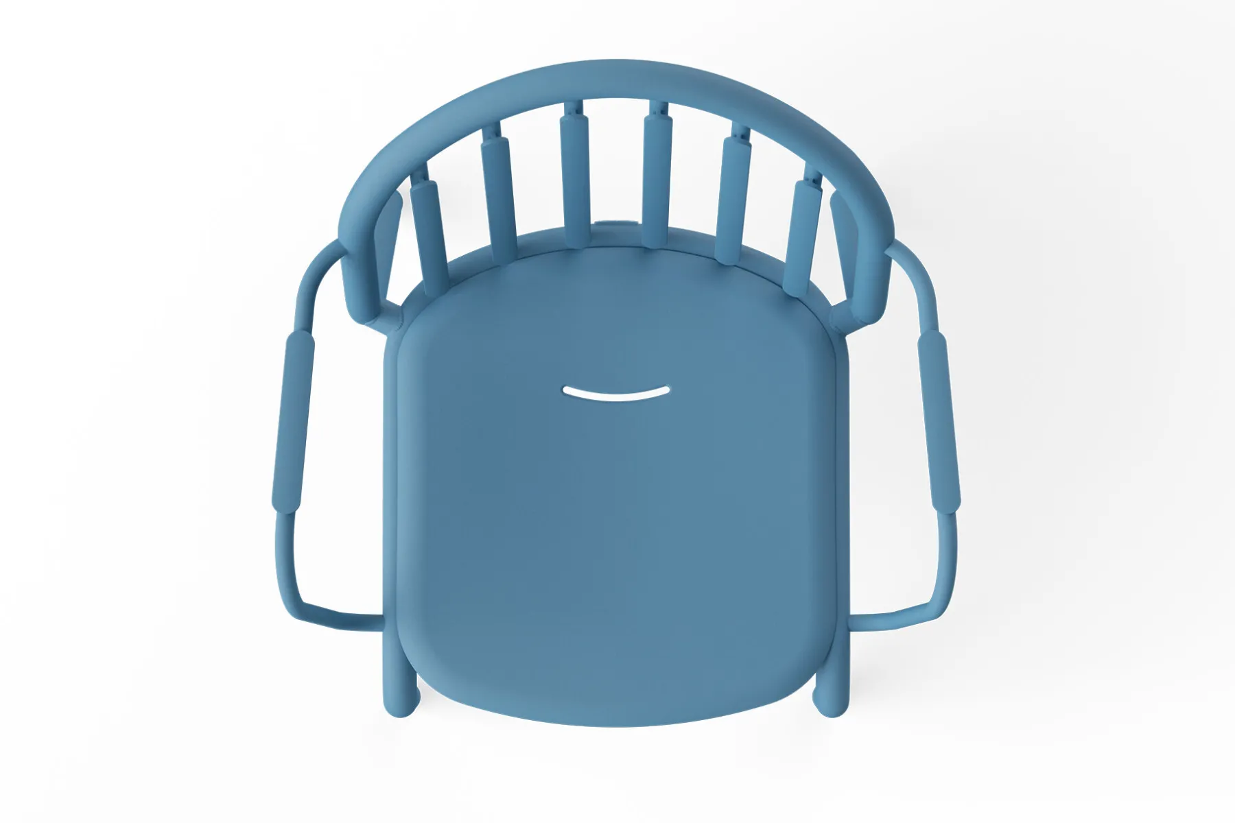 Fatboy Fred's Armchair Chaise de jardin avec accoudoirs, bleu, 60x59.5x80.5 cm