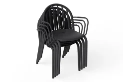 Fatboy Fred's Armchair Chaise de jardin avec accoudoirs, black, 60x59.5x80.5 cm