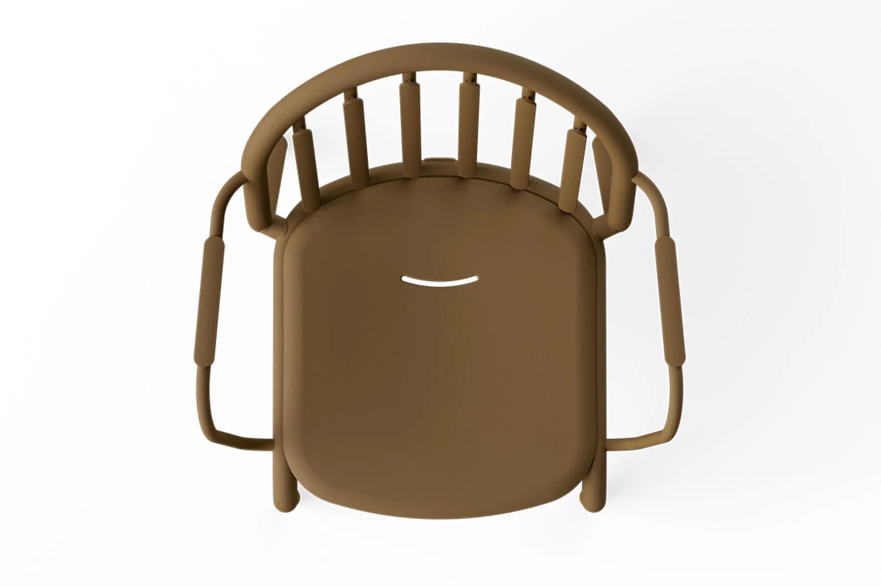 Fatboy Fred's Armchair Chaise de jardin avec accoudoirs, marron, 60x59.5x80.5 cm