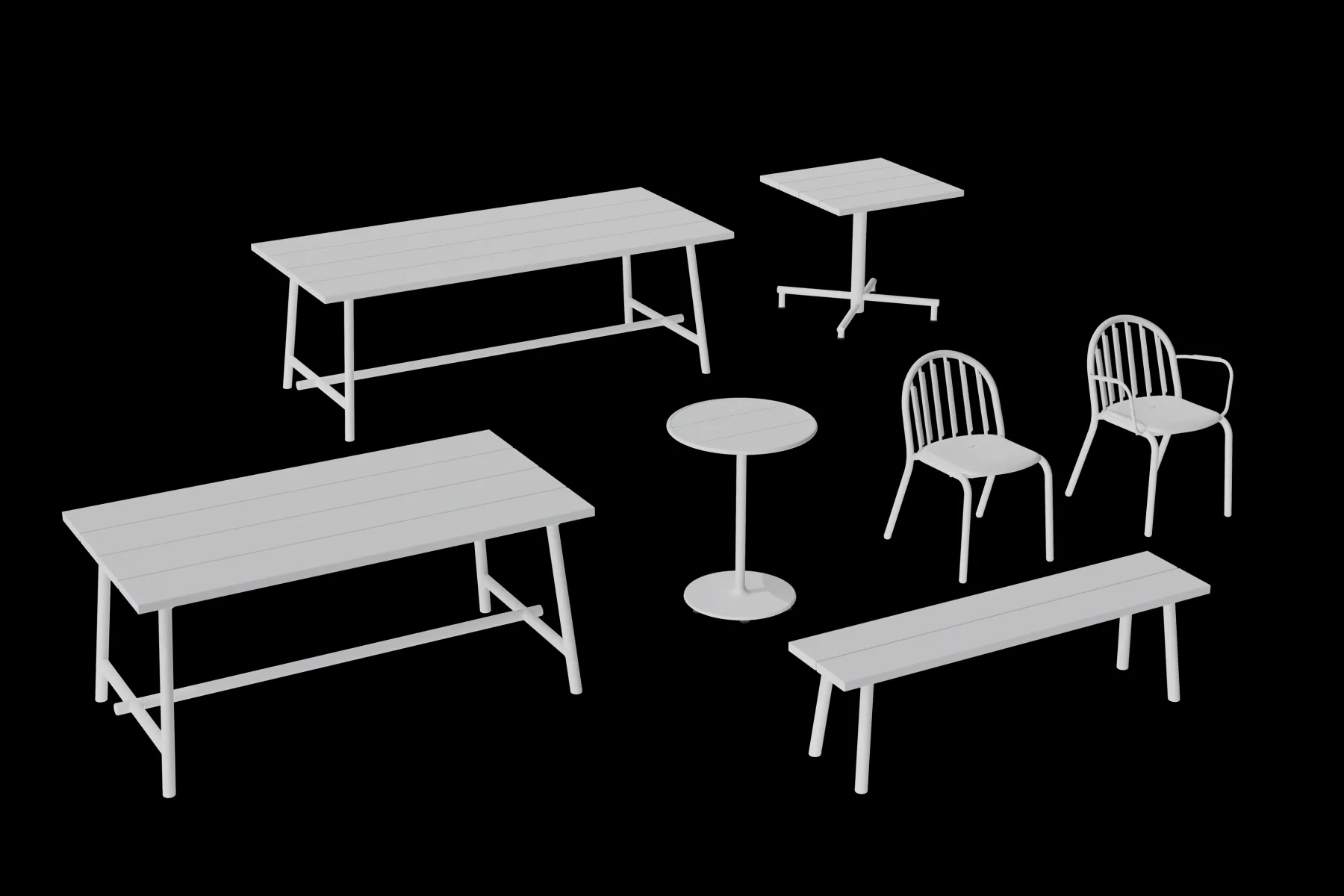 Fatboy Fred's Bench Banc de jardin, 160x40x46.5 cm