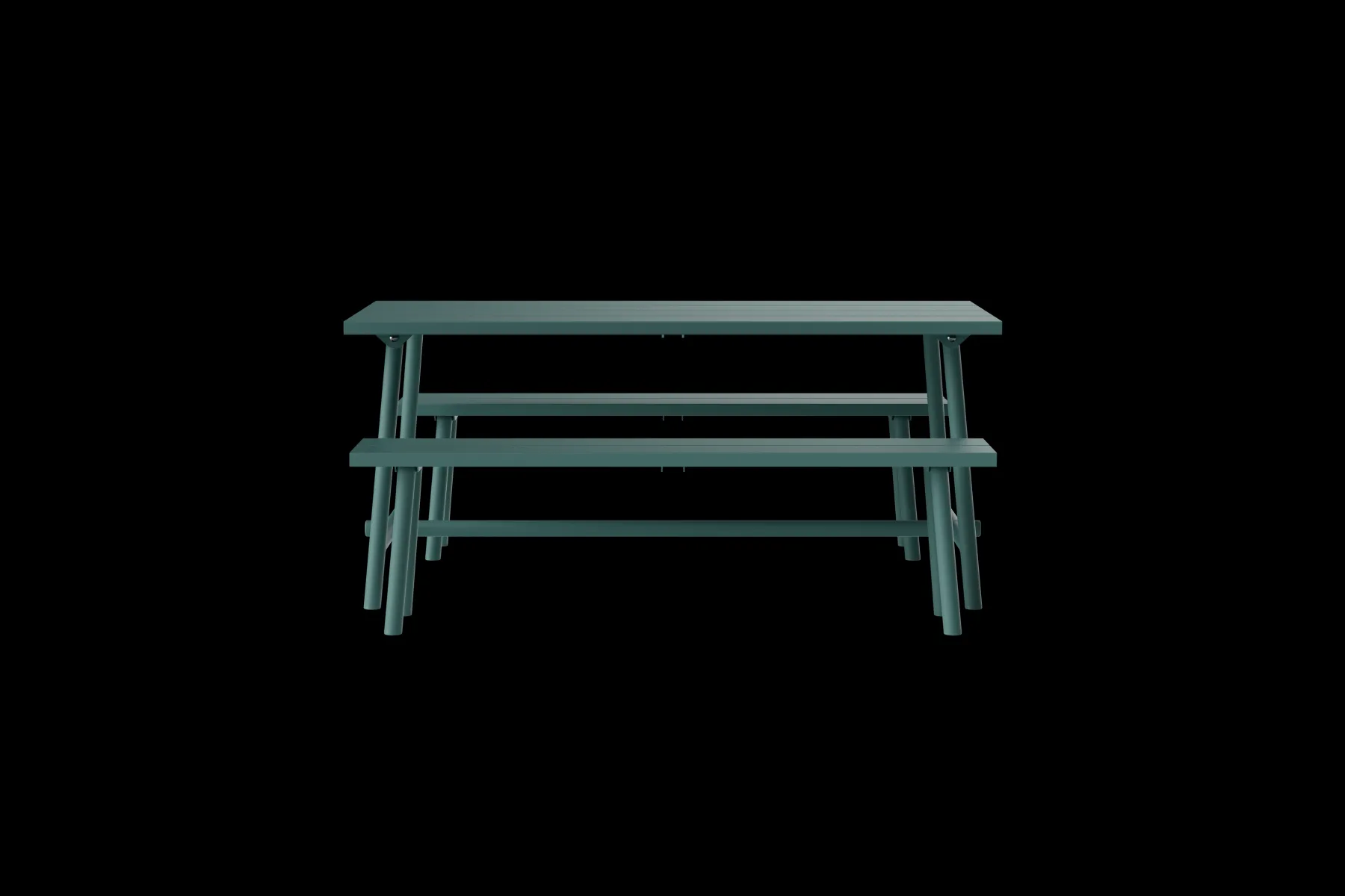 Fatboy Fred's Bench Banc de jardin, vert, 160x40x46.5 cm