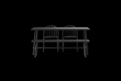 Fatboy Fred's Bench Banc de jardin, black, 160x40x46.5 cm