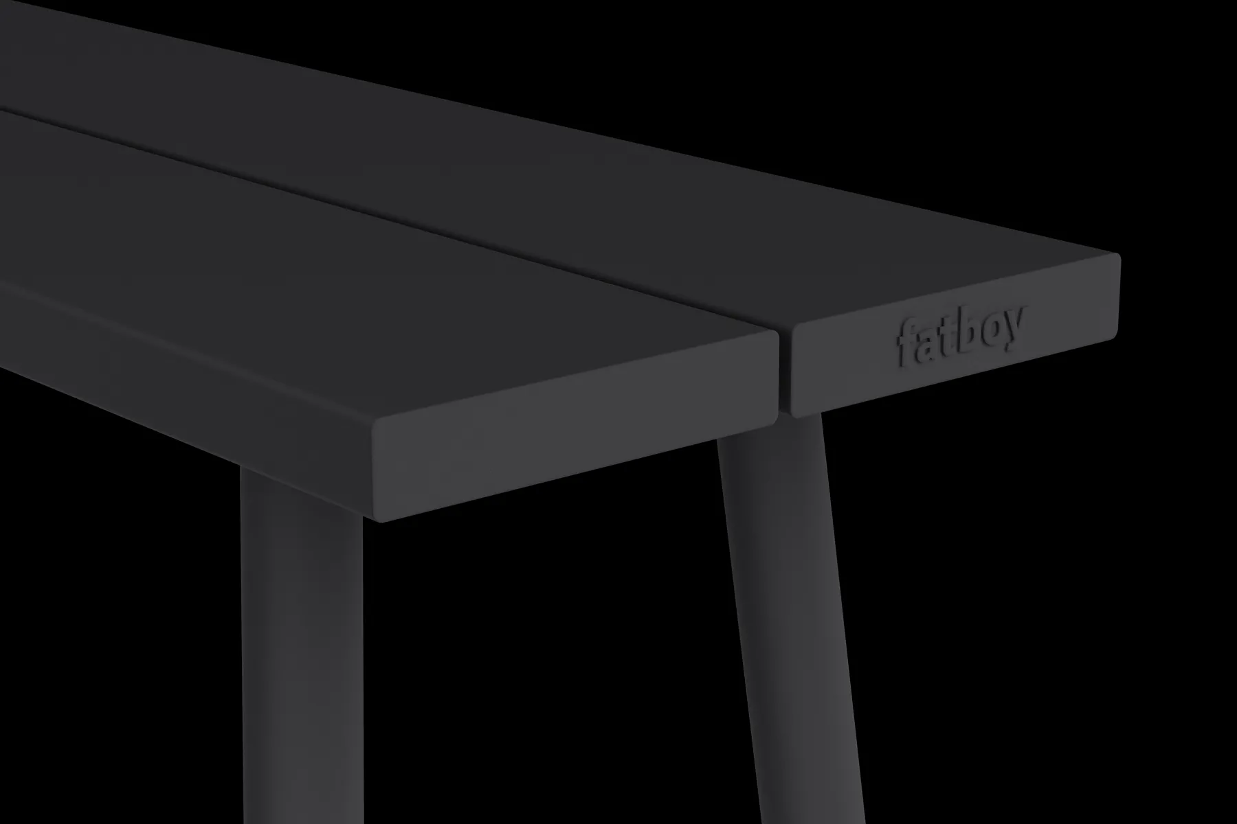 Fatboy Fred's Bench Banc de jardin, black, 160x40x46.5 cm