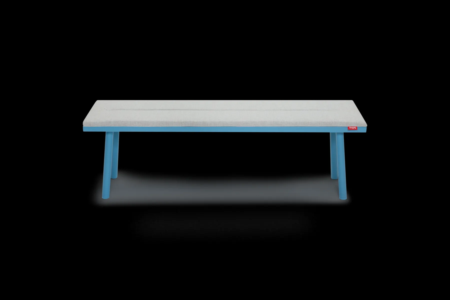Fatboy Fred's Bench Pillow Coussin d’extérieur, gris, 160x40x3.5 cm