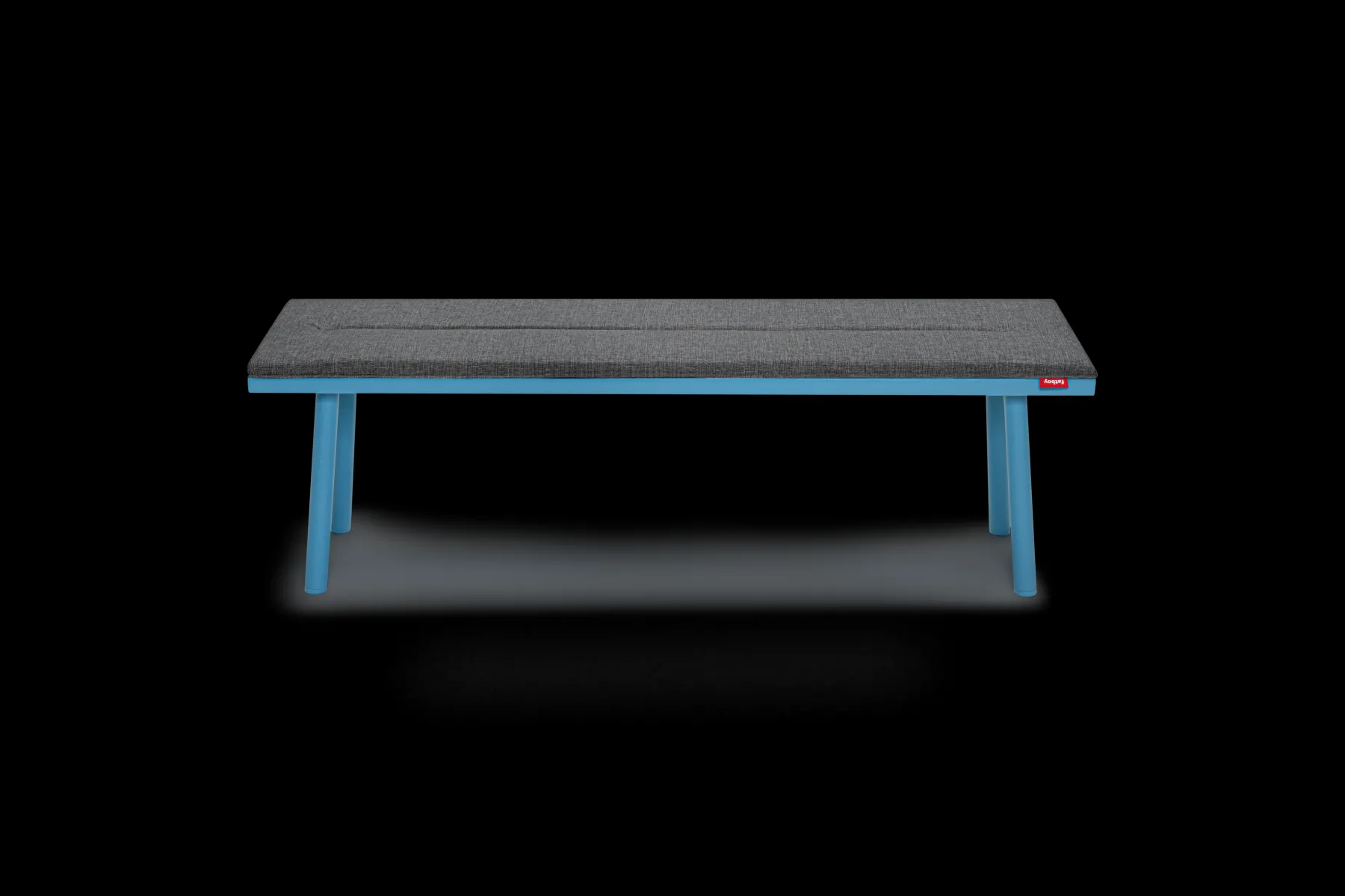 Fatboy Fred's Bench Pillow Coussin d’extérieur, gris, 160x40x3.5 cm