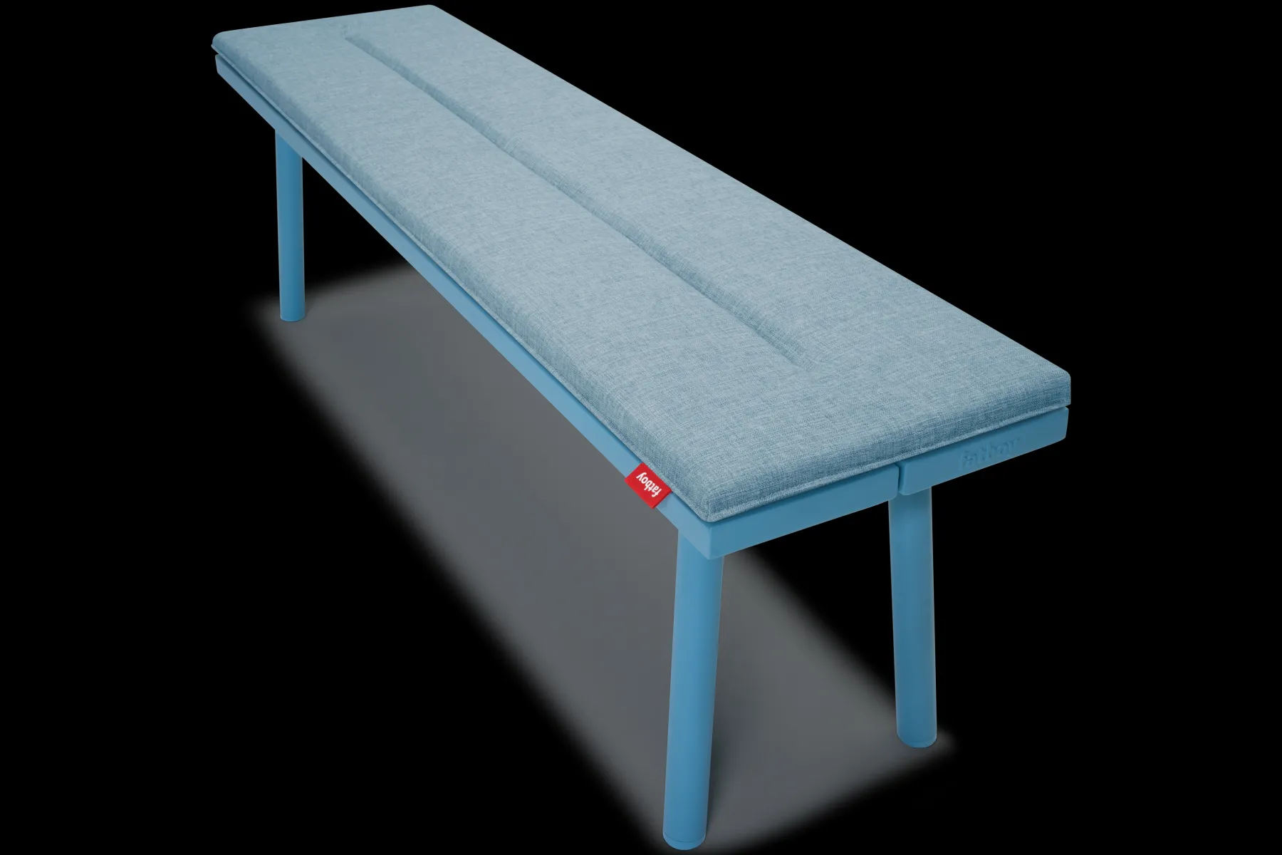 Fatboy Fred's Bench Pillow Coussin d’extérieur, bleu, 160x40x3.5 cm