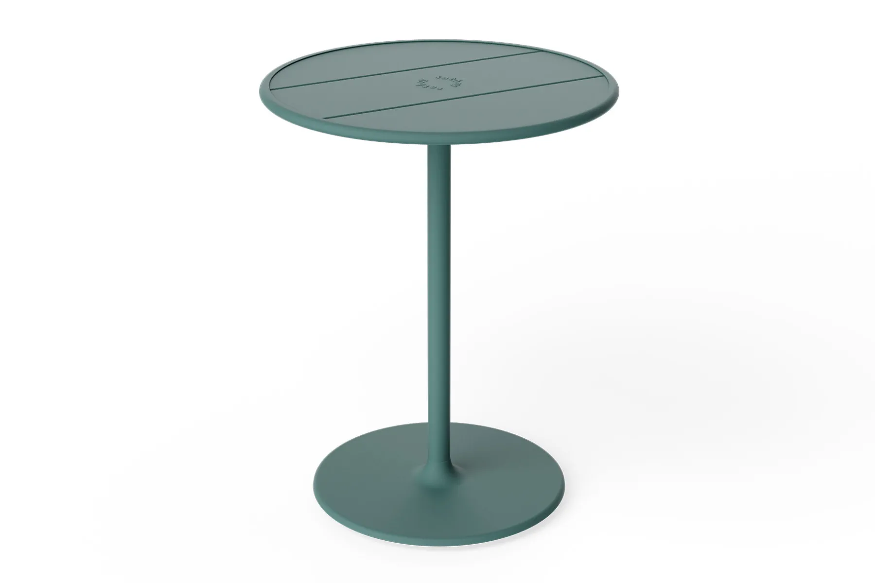 Fatboy Fred's Bistreau Petite table de jardin ronde, vert, 60x60x76 cm