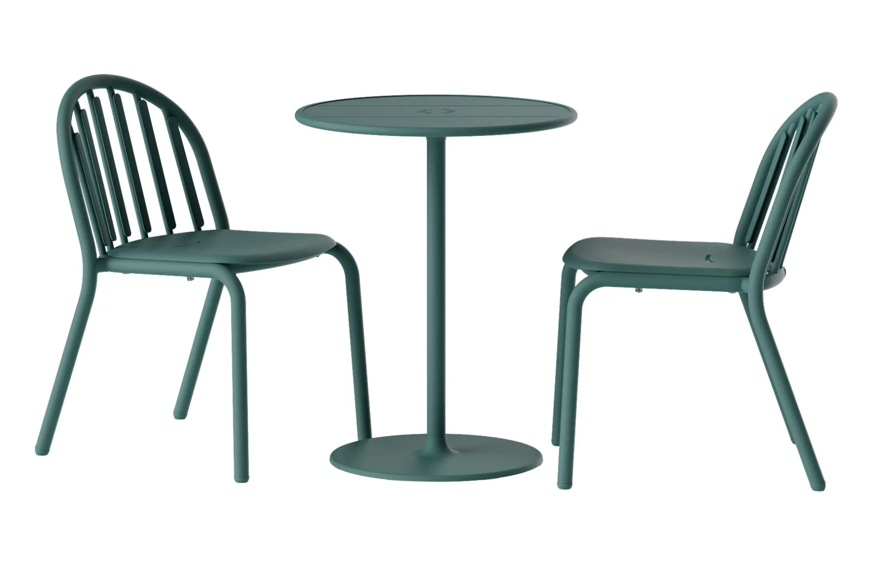 Fatboy Fred's Bistreau Petite table de jardin ronde, vert, 60x60x76 cm