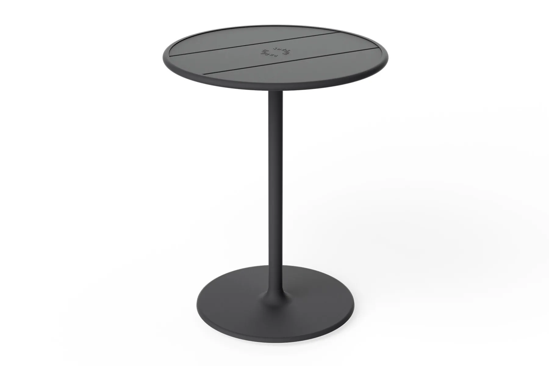 Fatboy Fred's Bistreau Petite table de jardin ronde, black, 60x60x76 cm