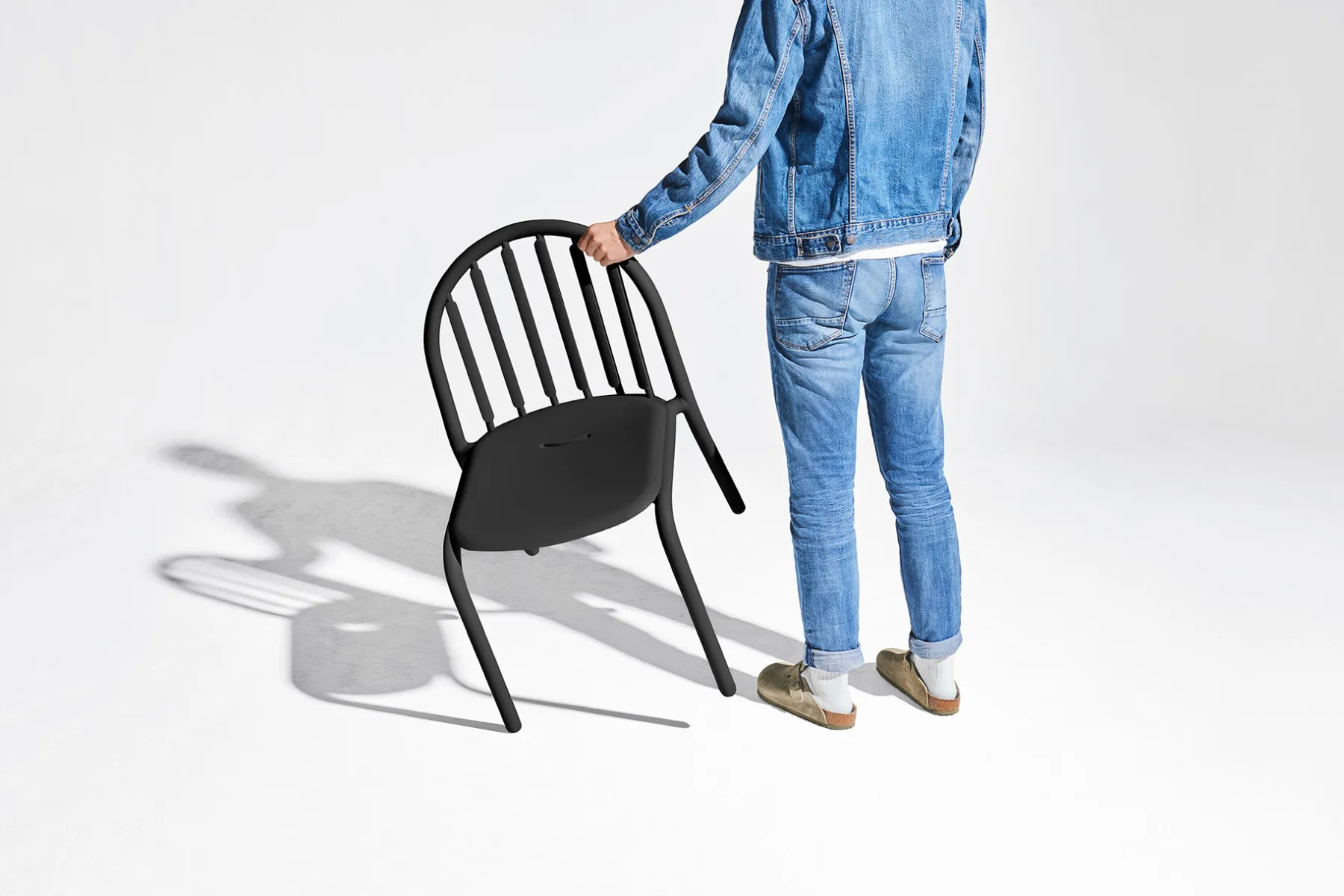 Fatboy Fred's Chair Chaise de jardin, black, 52x56x80.5 cm