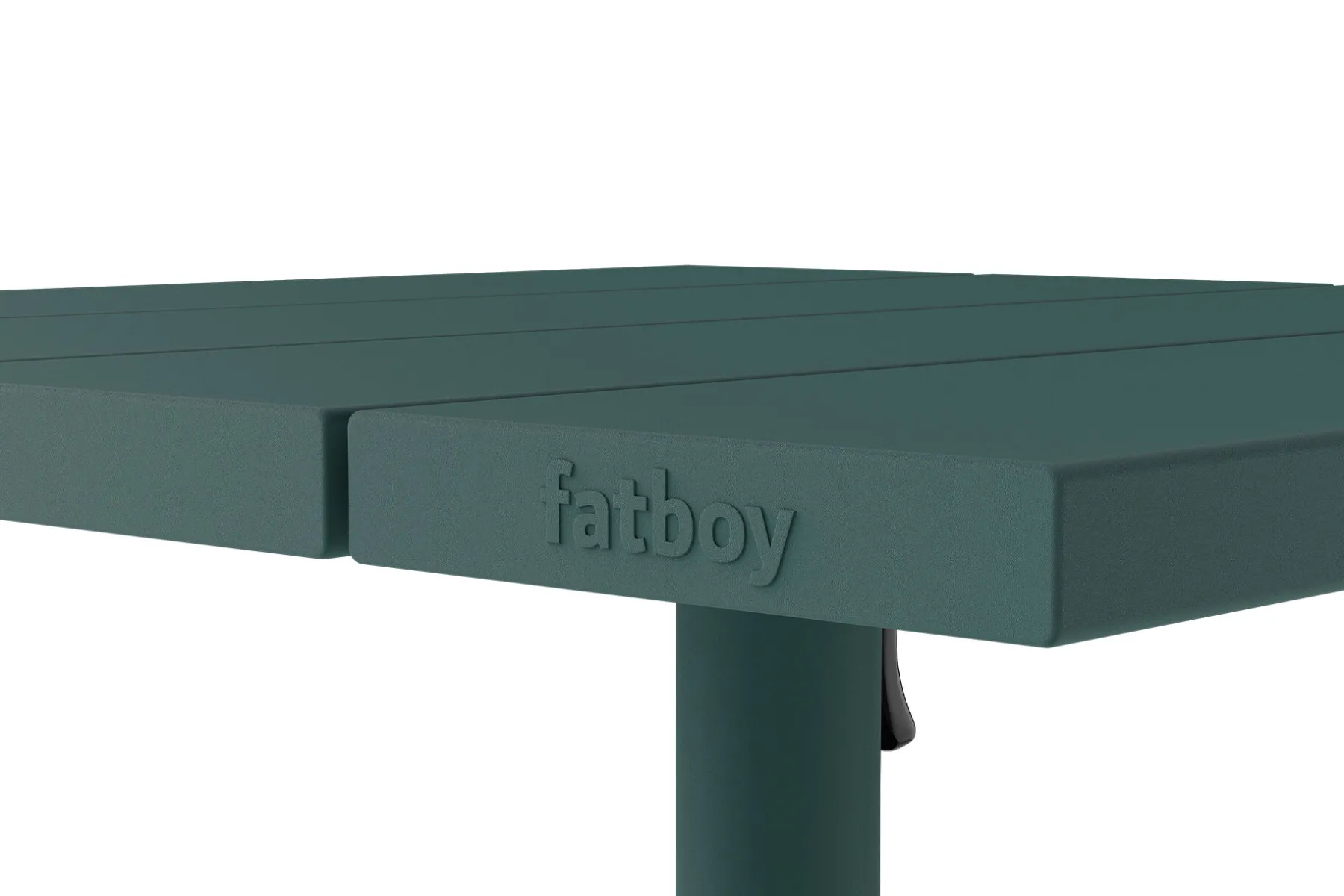 Fatboy Fred's Square Bistreau Petite table de jardin carrée, vert, 80x80x76 cm