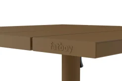 Fatboy Fred's Square Bistreau Petite table de jardin carrée, marron, 80x80x76 cm