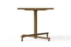 Fatboy Fred's Square Bistreau Petite table de jardin carrée, marron, 80x80x76 cm