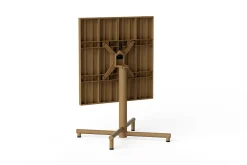 Fatboy Fred's Square Bistreau Petite table de jardin carrée, marron, 80x80x76 cm
