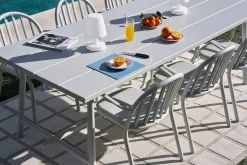 Fatboy Fred's Table Table de jardin, bleu, 220x100x76 cm