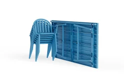 Fatboy Fred's Table Table de jardin, bleu, 220x100x76 cm