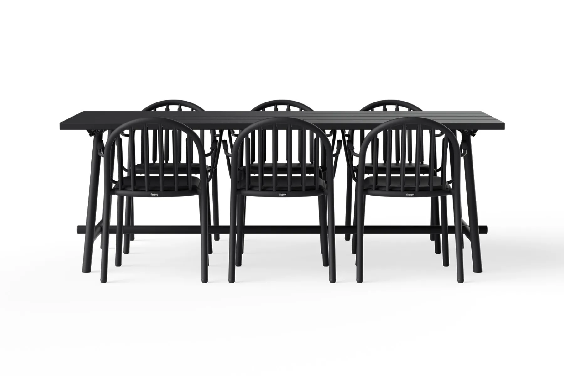 Fatboy Fred's Table Table de jardin, black, 220x100x76 cm