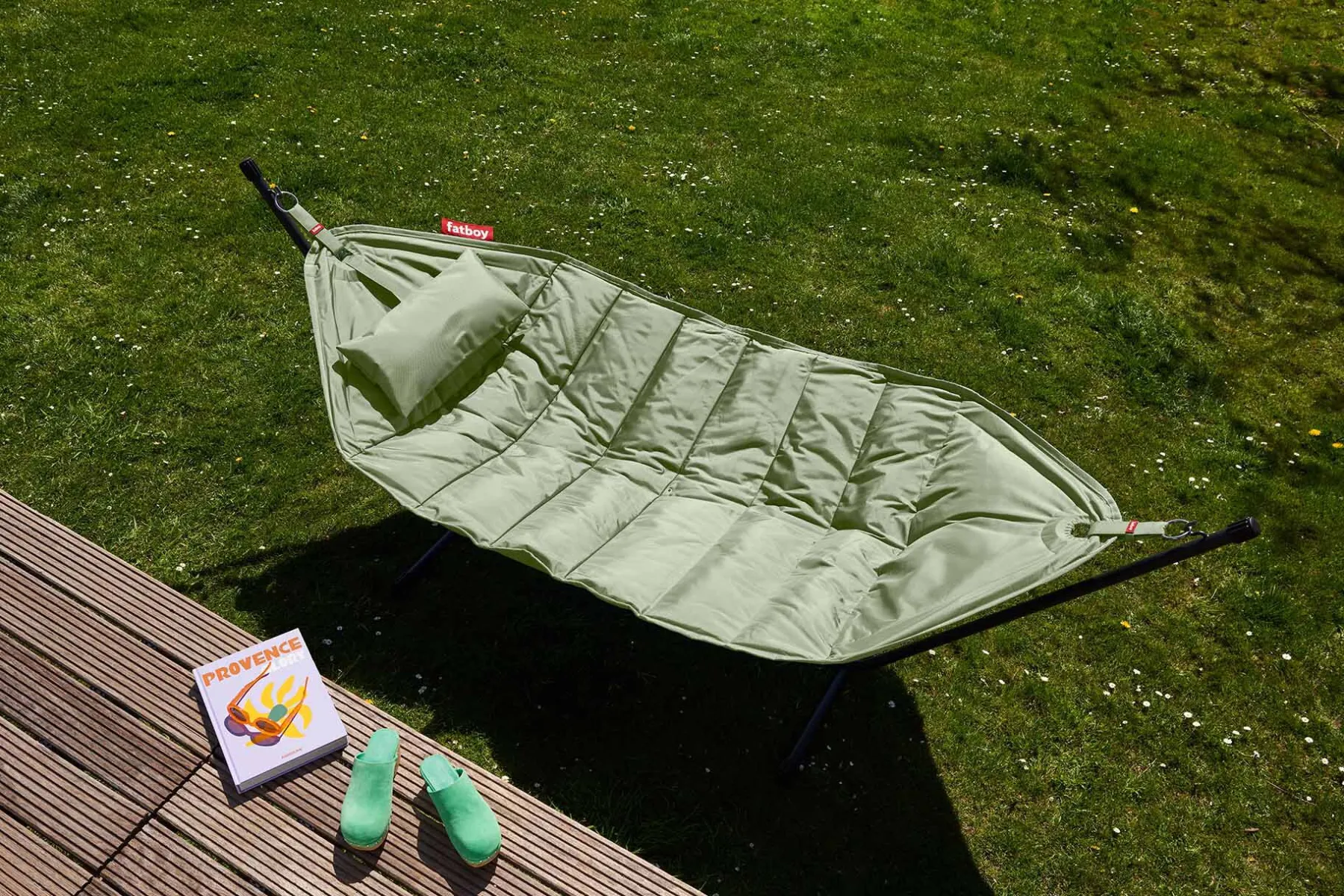 Fatboy Headdemock Pillow Coussin pour hamac, vert, 69x15x29 cm