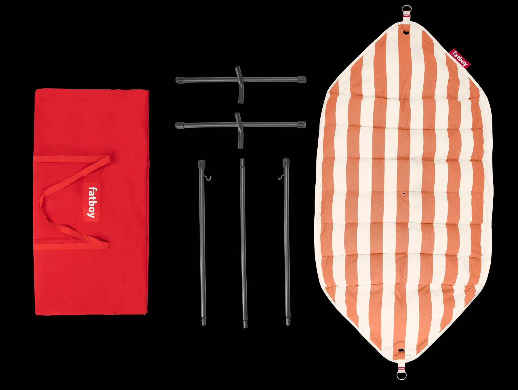 Fatboy Headdemock Superb Hamac avec support, 270x138x110 cm