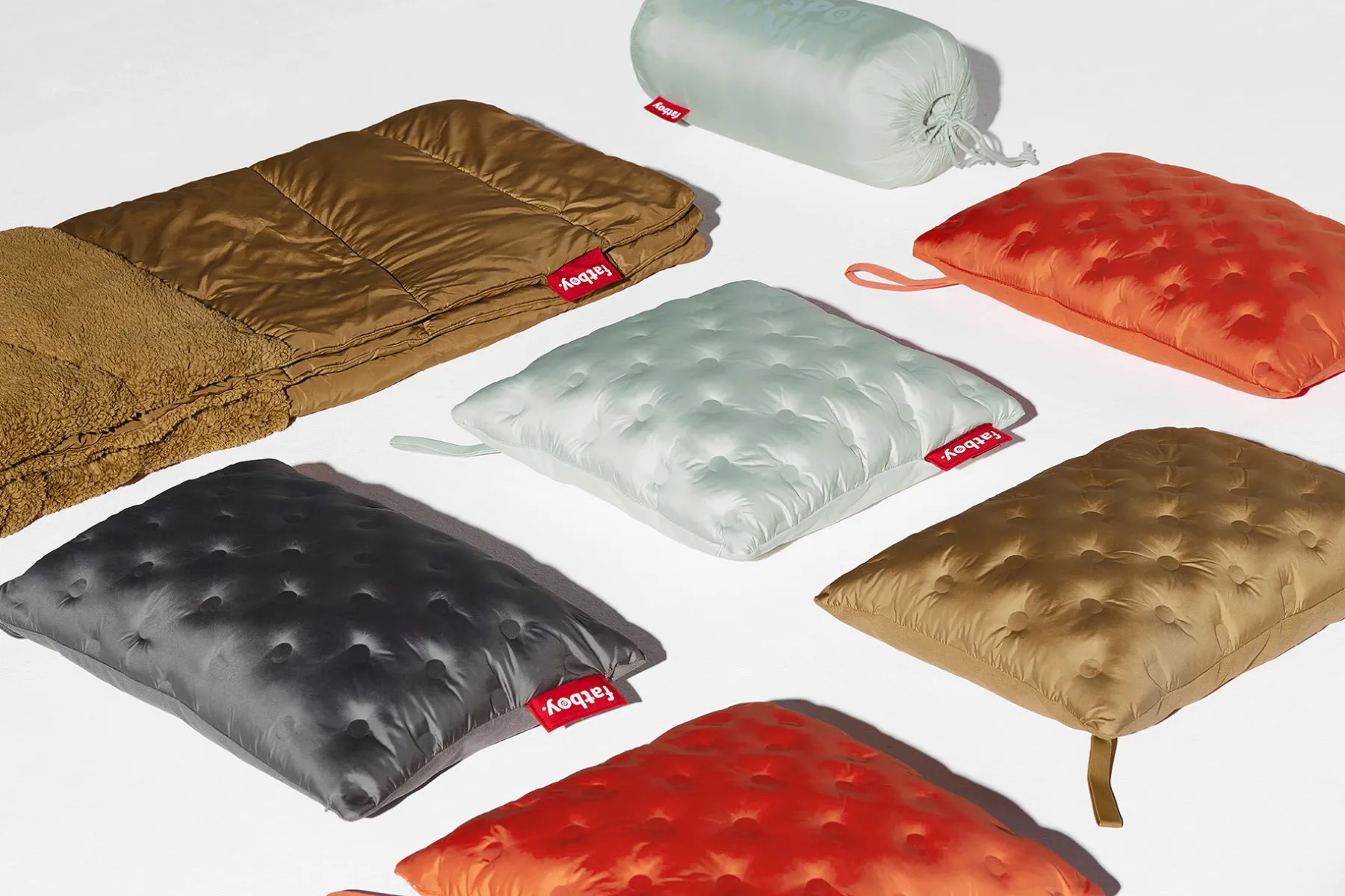 Fatboy Hotspot Pillow Quadro Coussin chauffant, argent, 45x45x17.5 cm