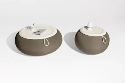 Fatboy Humpty Outdoor Tables basses d'extérieur, gris, 65x65x35 cm