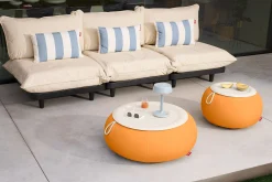 Fatboy Humpty Outdoor Tables basses d'extérieur, orange, 65x65x35 cm