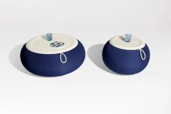 Fatboy Humpty Outdoor Tables basses d'extérieur, bleu, 65x65x35 cm