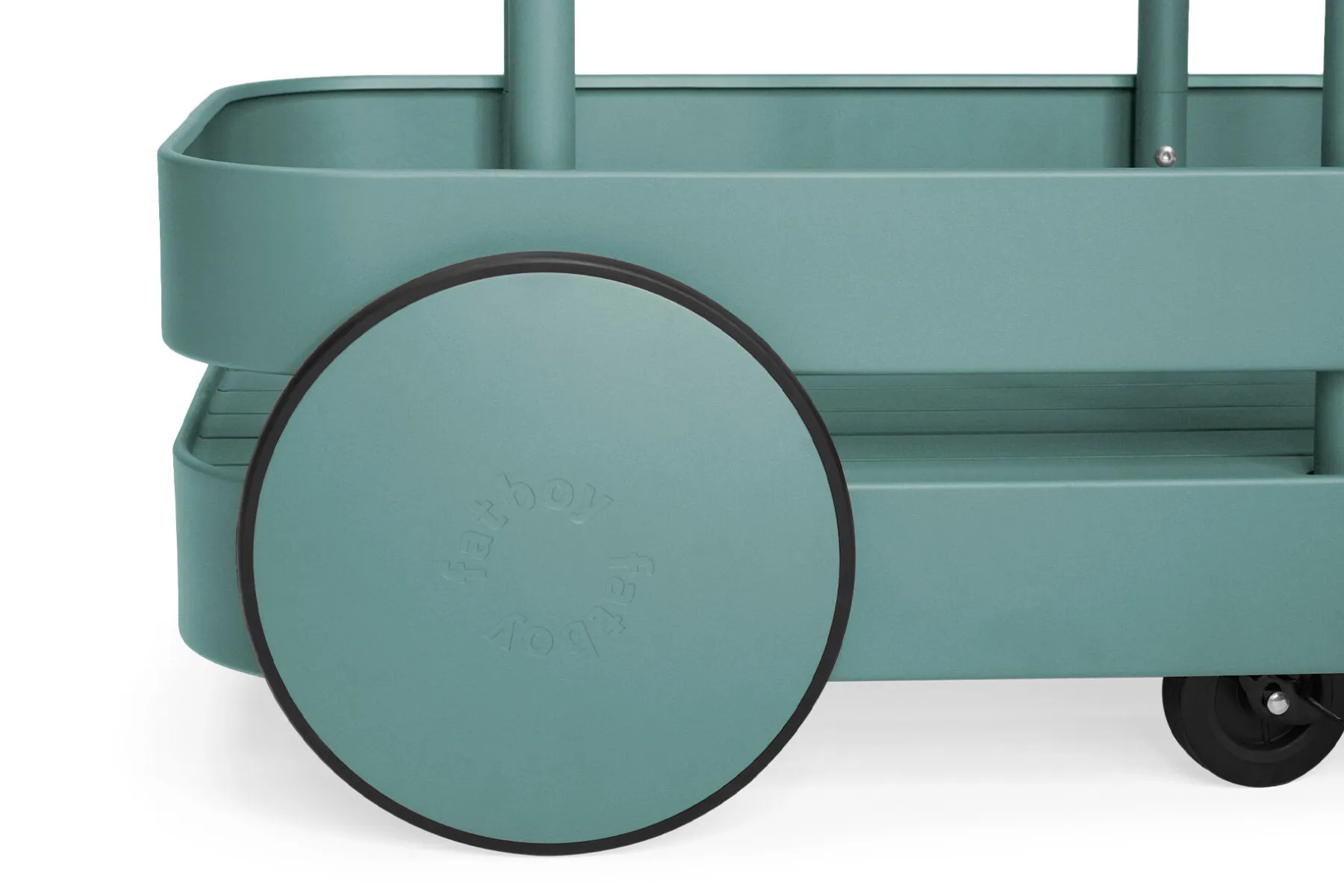 Fatboy Jolly Trolley Table de bar mobile, vert, 78x55x200 cm