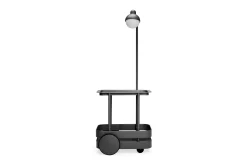 Fatboy Jolly Trolley Table de bar mobile, black, 78x55x200 cm