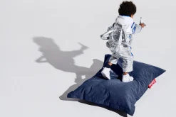 Fatboy Junior Canvas Pouf pour enfant, bleu, 100x130 cm