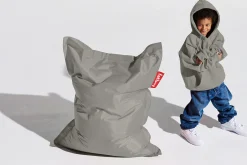 Fatboy Junior Pouf pour enfant, argent, 100x130 cm