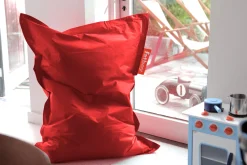 Fatboy Junior Pouf pour enfant, rouge, 100x130 cm