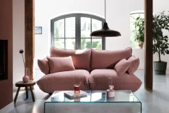 Fatboy King Pillow Cord Coussin décoratif, rose, 66x40 cm