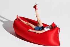 Fatboy Lamzac 3.0 Pouf gonflable, rouge, 185x83x50 cm