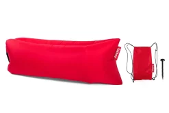 Fatboy Lamzac 3.0 Pouf gonflable, rouge, 185x83x50 cm