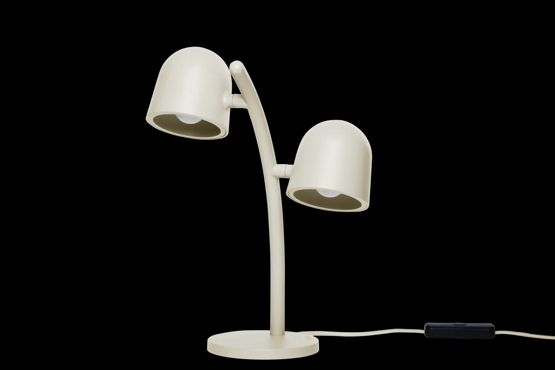Fatboy Little Lebow Lampe de table dimmable, blanc, 17x29.2x42 cm