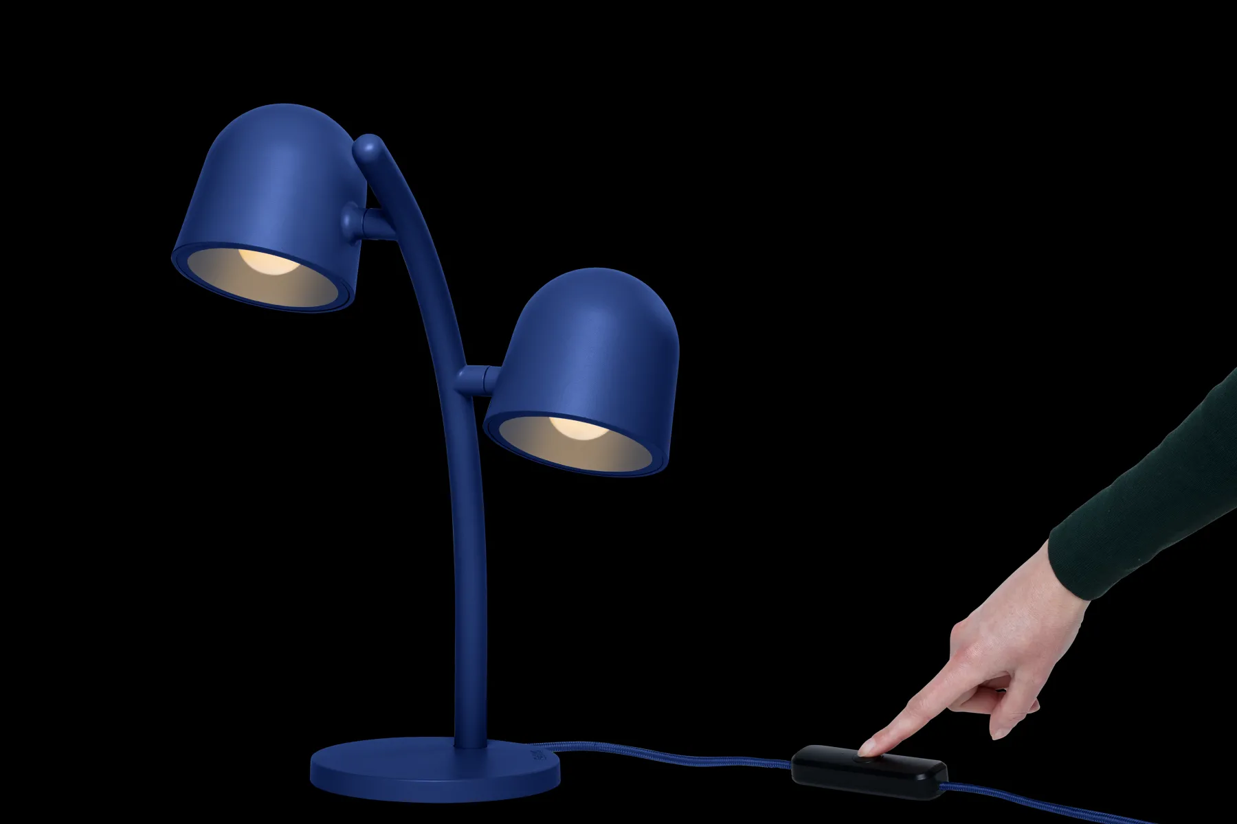 Fatboy Little Lebow Lampe de table dimmable, bleu, 17x29.2x42 cm