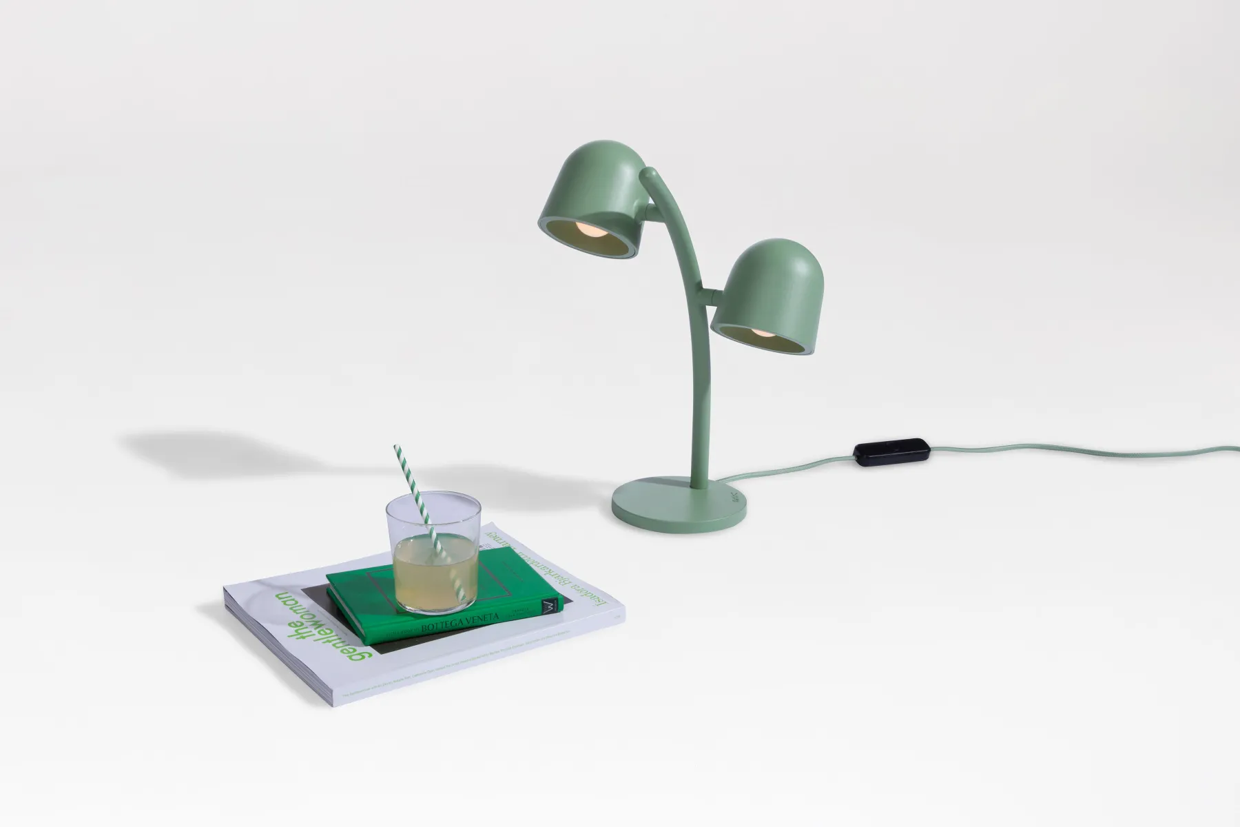 Fatboy Little Lebow Lampe de table dimmable, vert, 17x29.2x42 cm
