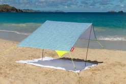 Fatboy Miasun Tente de plage portable, bleu, 330x190x140 cm