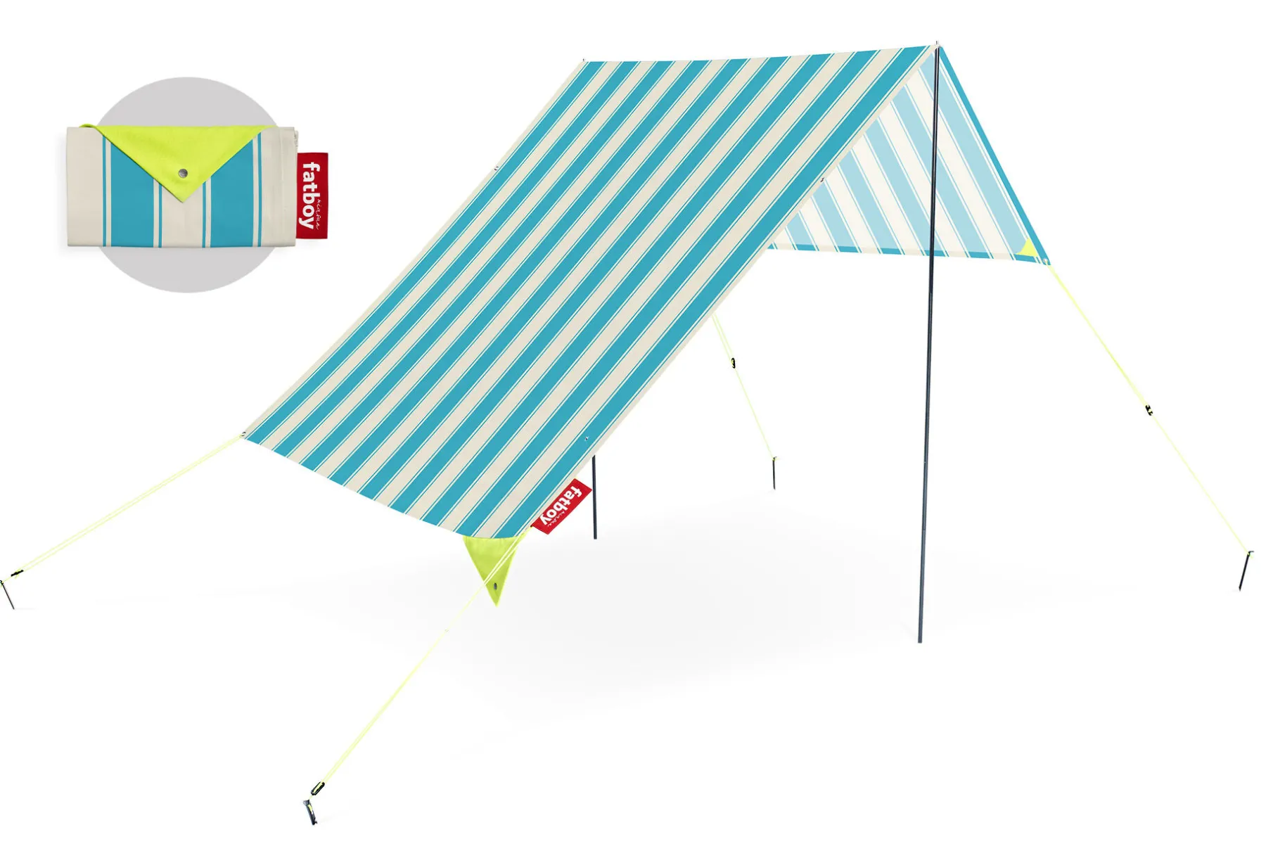 Fatboy Miasun Tente de plage portable, multicolore, 330x190x140 cm