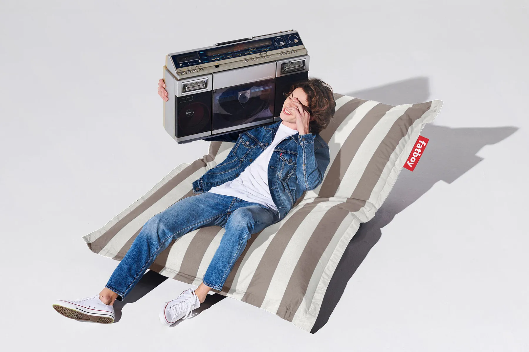 Fatboy Original Outdoor Pouf d'extérieur, marron, 134x180 cm