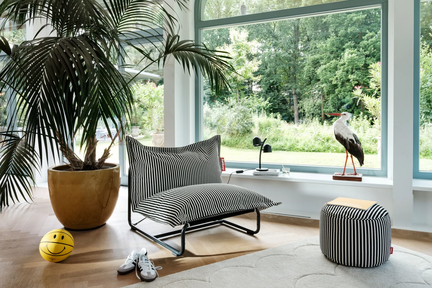 Fatboy Original Slim Terry Pouf en éponge, beige, 120x155 cm