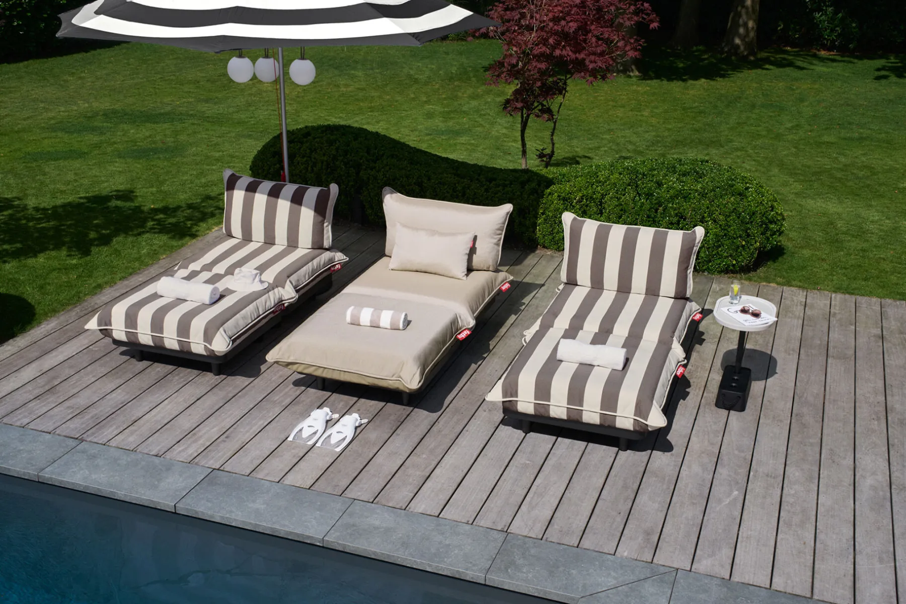 Fatboy Paletti Lounge Chair Royal Fauteuil lounge modulaire d’extérieur, 100x100x90 cm