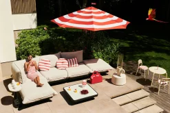 Fatboy Paletti Set Large + Table Ensemble lounge d’extérieur modulaire, 280x190x90 cm