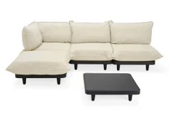 Fatboy Paletti Set Large + Table Ensemble lounge d’extérieur modulaire, 280x190x90 cm