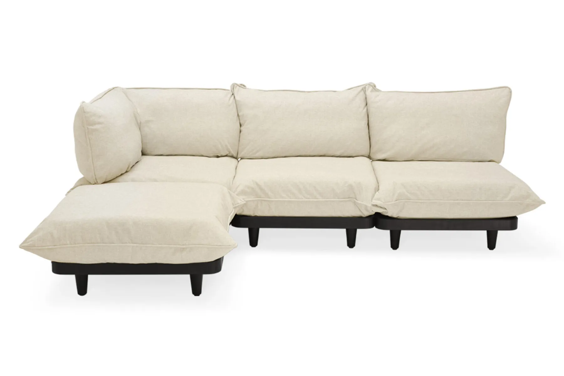 Fatboy Paletti Set Large Ensemble lounge d’extérieur modulaire, 280x190x90 cm