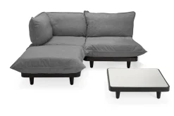 Fatboy Paletti Set Medium + Table Ensemble lounge d’extérieur modulaire, 190x190x90 cm